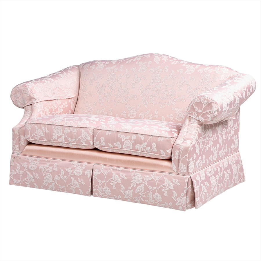 ジェニファーテイラー 2人掛ソファ Marguerite 幅163cm ヘアルームピンク 36022LS-205P