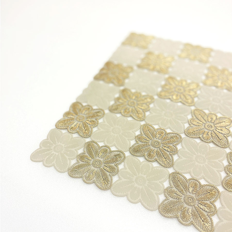 フラワーモチーフ ランチョンマット 45x30cm