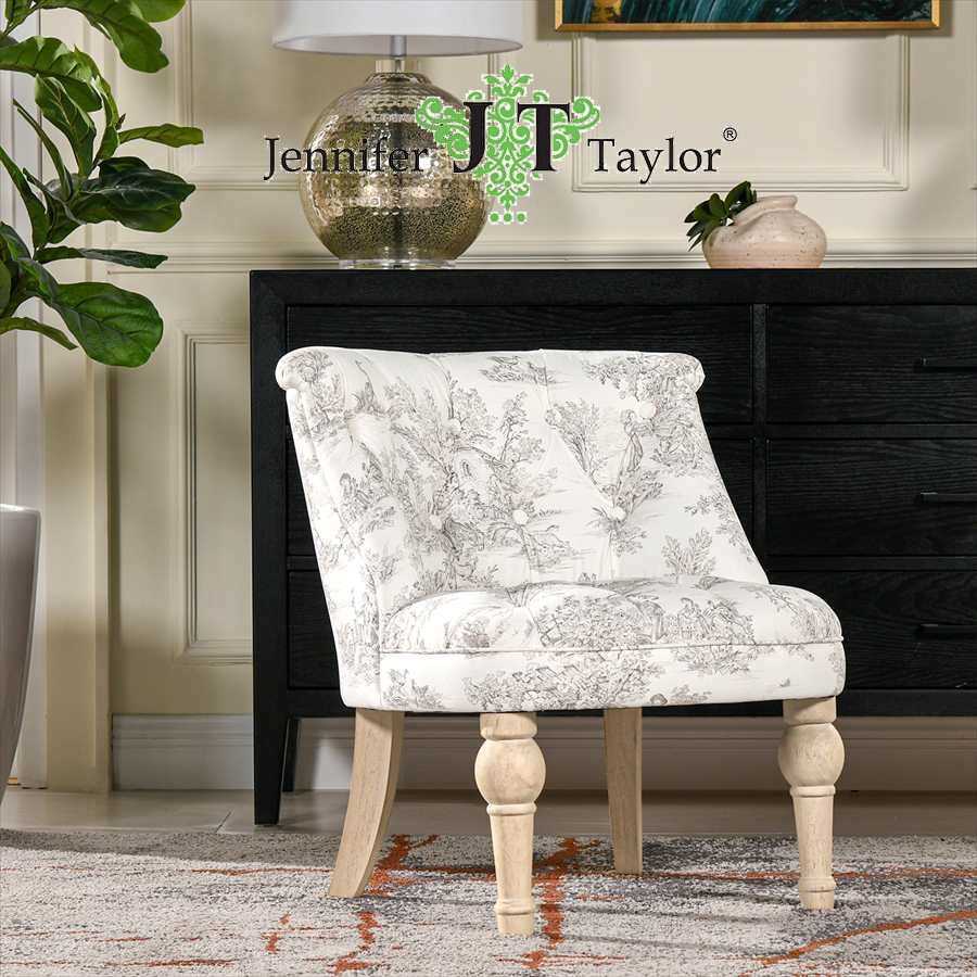 ジェニファーテイラー ラムズゲイトチェア 1人掛 トワルドジュイ Toile de Jouy Jennifer Taylor 33186RC-JY02