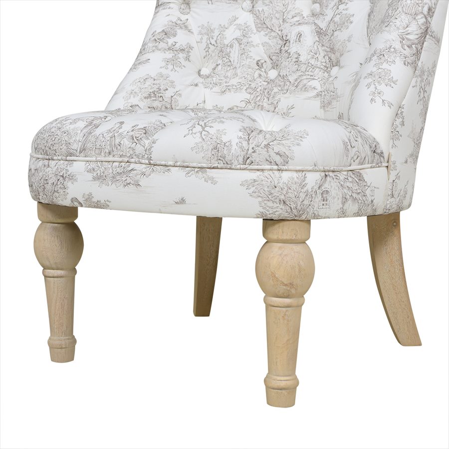 ジェニファーテイラー ラムズゲイトチェア 1人掛 トワルドジュイ Toile de Jouy Jennifer Taylor 33186RC-JY02