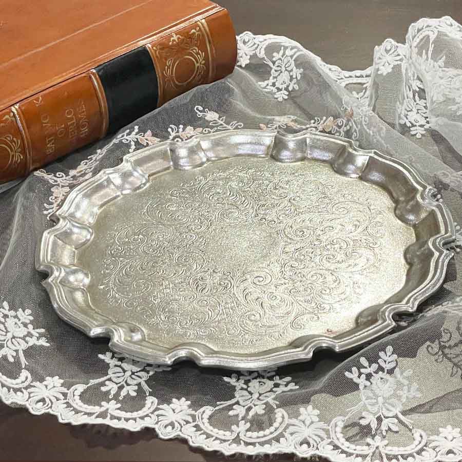クラシックトレイ シルバー 25.5cm 