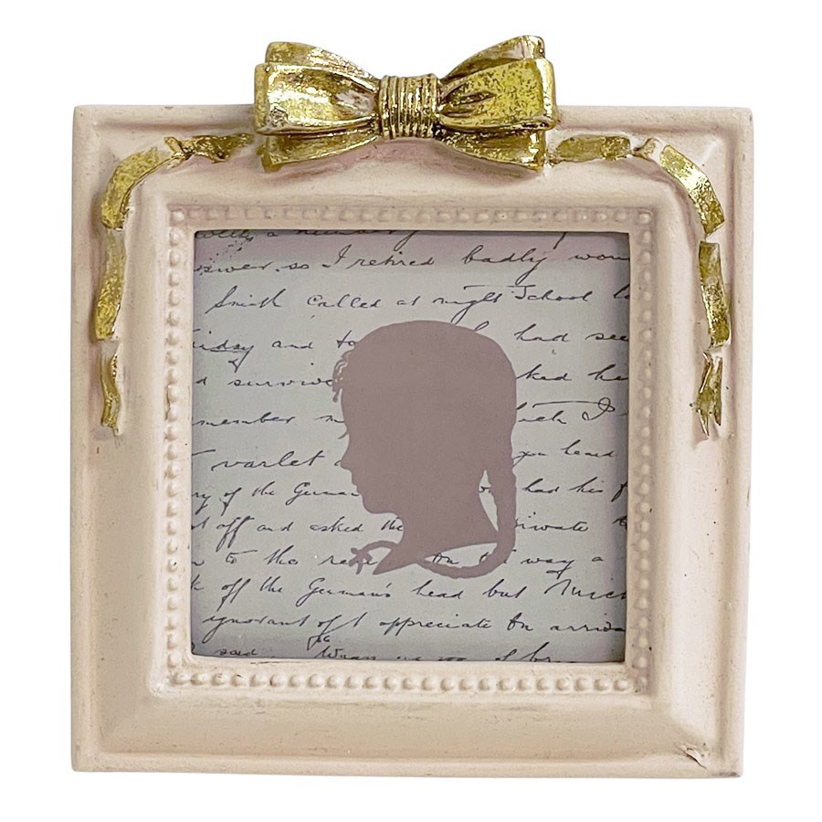 フォトフレーム リボン 写真立て スクエア