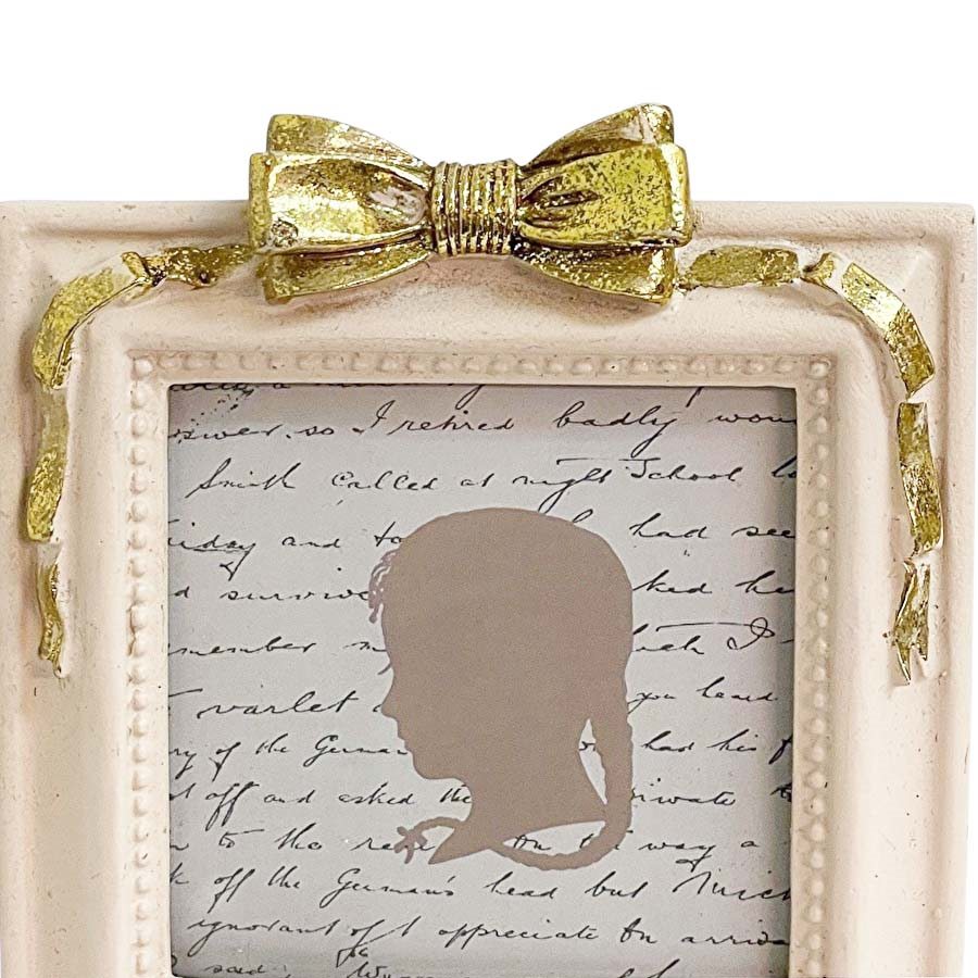 フォトフレーム リボン 写真立て スクエア