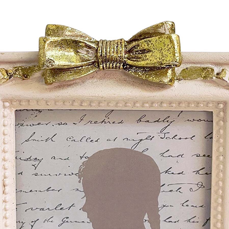 フォトフレーム リボン 写真立て スクエア