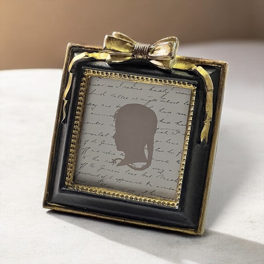 フォトフレーム リボン 写真立て スクエア