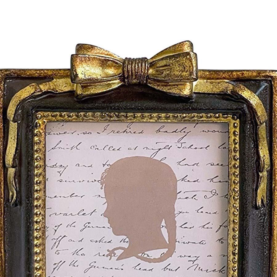 フォトフレーム リボン 写真立て スクエア