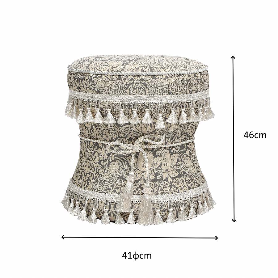 ジェニファーテイラースツール いちご泥棒 グレー Strawberry Thief GR Jennifer Taylor 33193ST