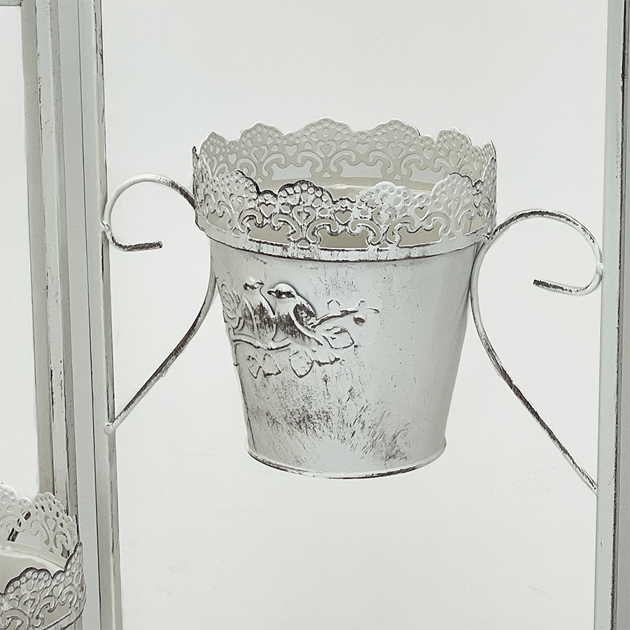 アイアンプランタースタンド ホワイト