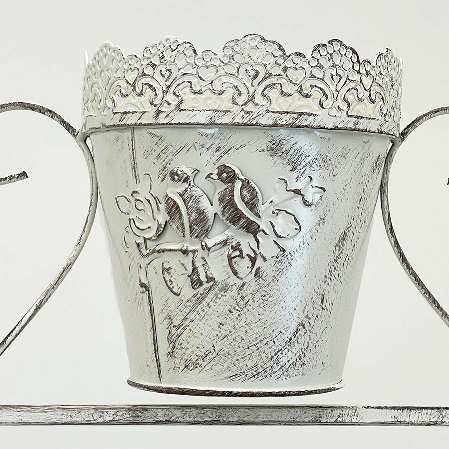 アイアンプランタースタンド ホワイト