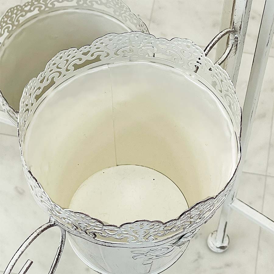 アイアンプランタースタンド ホワイト