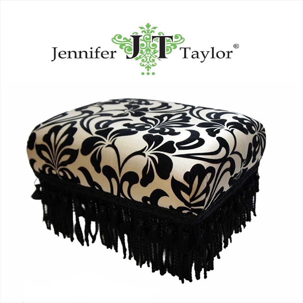 ジェニファーテイラー フットスツール ダマスク Yorke Jennifer Taylor 32138ST