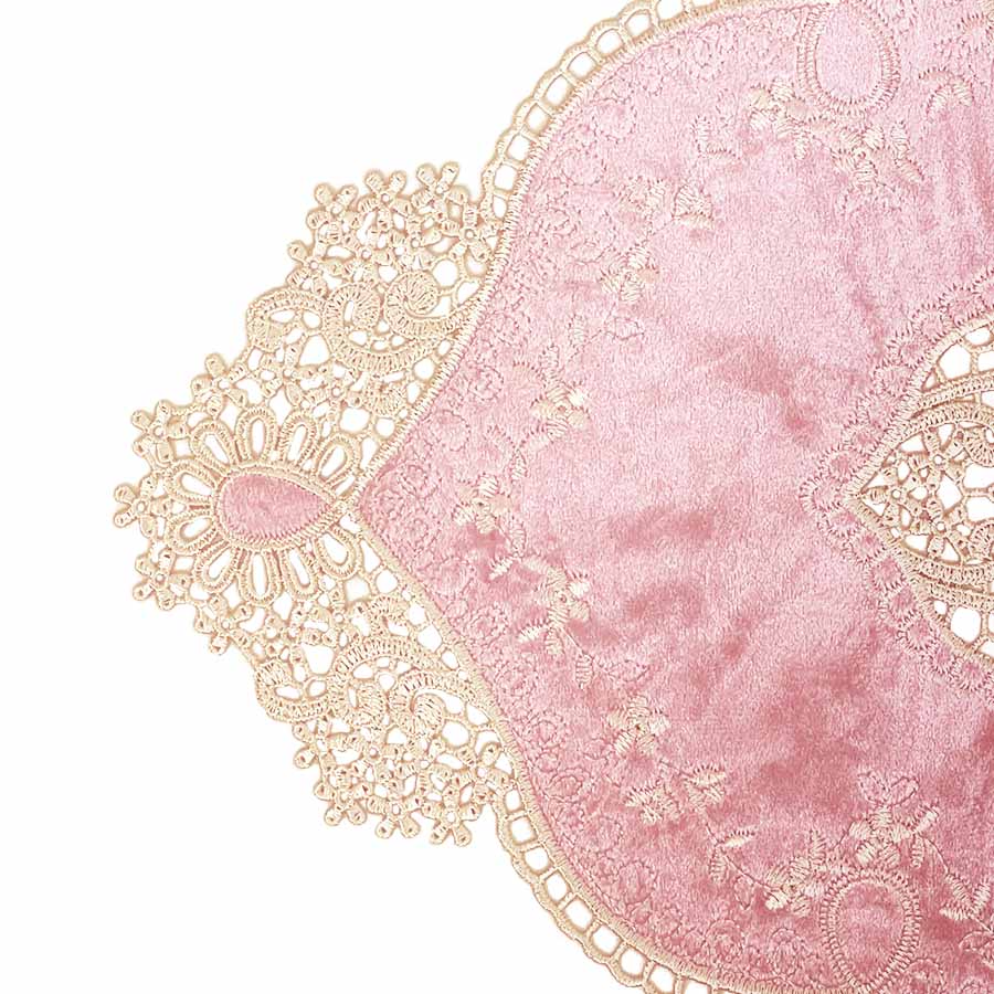 ドイリー 52×30cm 4色展開 クラッシック ベロア