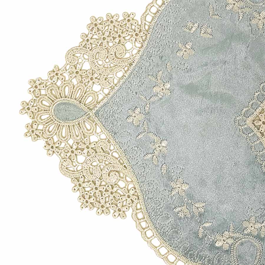 ドイリー 52×30cm 4色展開 クラッシック ベロア