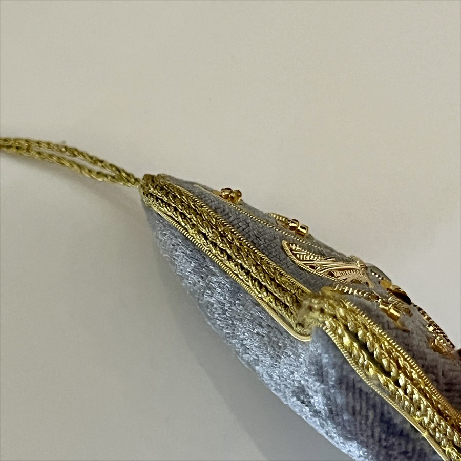 クリスマス オーナメント ベル レッド ブルー グレー