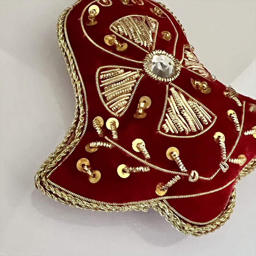 クリスマス オーナメント ベル レッド ブルー グレー