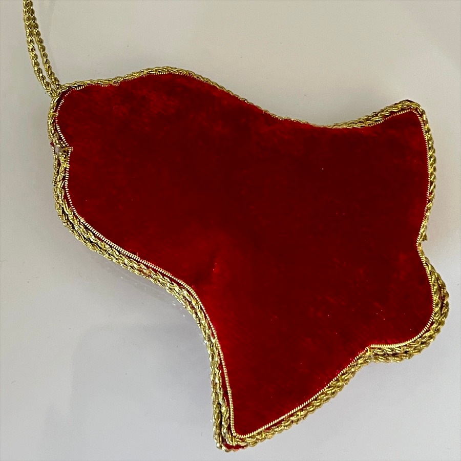 クリスマス オーナメント ベル レッド ブルー グレー