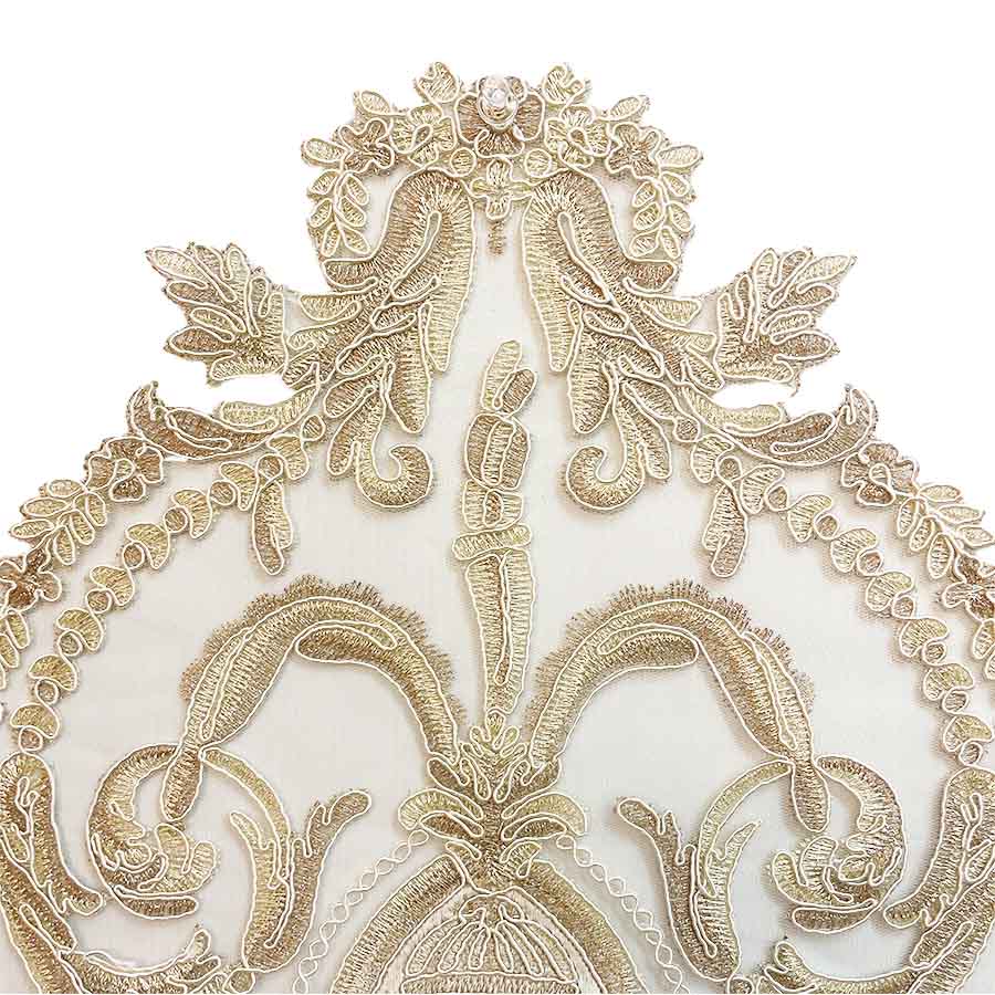 テーブルセンター 78×44cm レース ベージュ