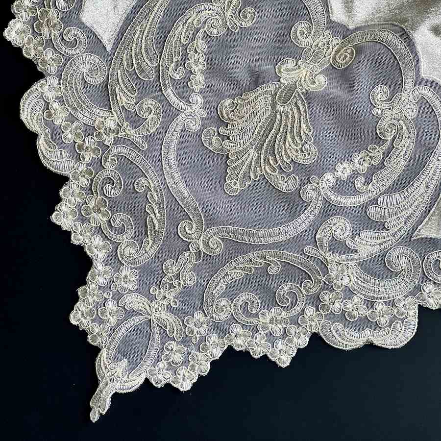 テーブルクロス 85×85cm フレンチレース  