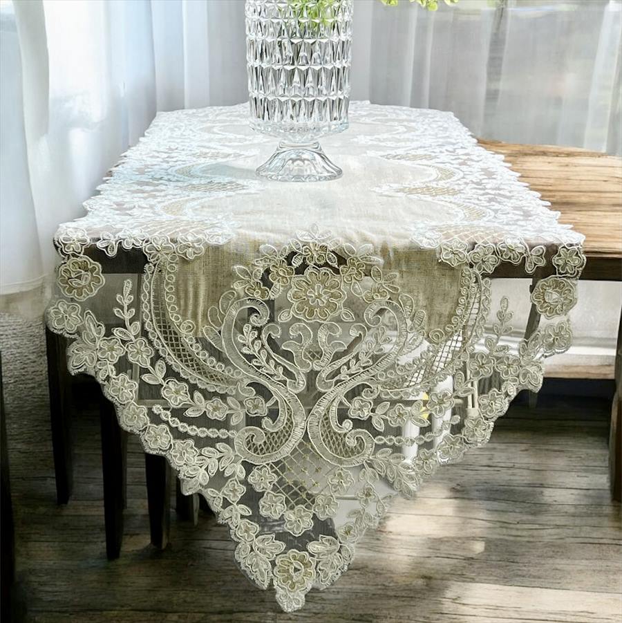 テーブルランナー 42×154cm クラッシックレース