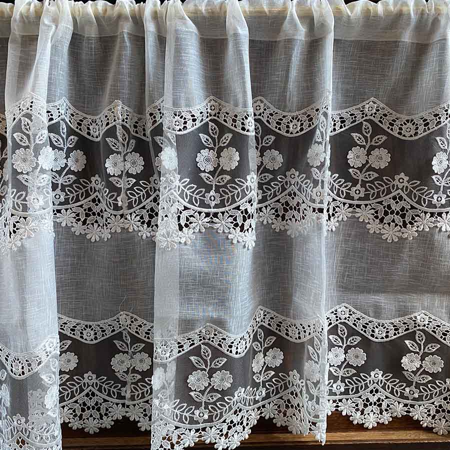 2サイズ展開 カフェカーテン60x140cm