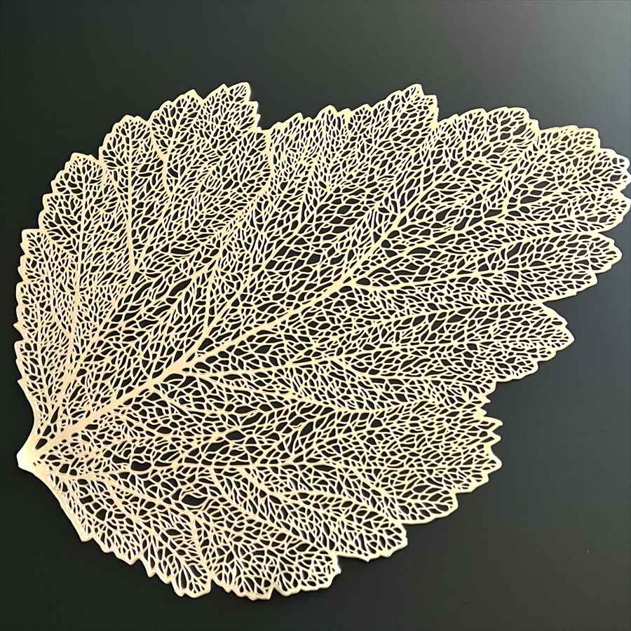 ランチョンマット モダン マット リーフ 2色展開 47X36cm