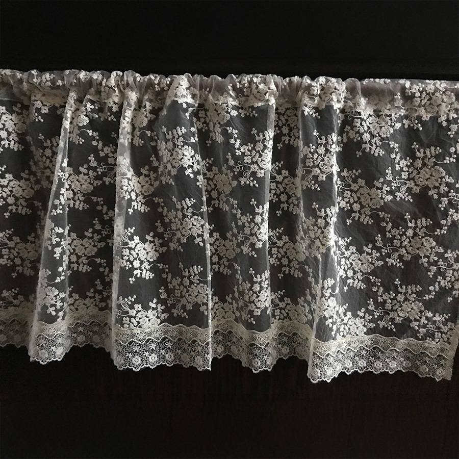 joli ruban レースカフェカーテン45×110cm