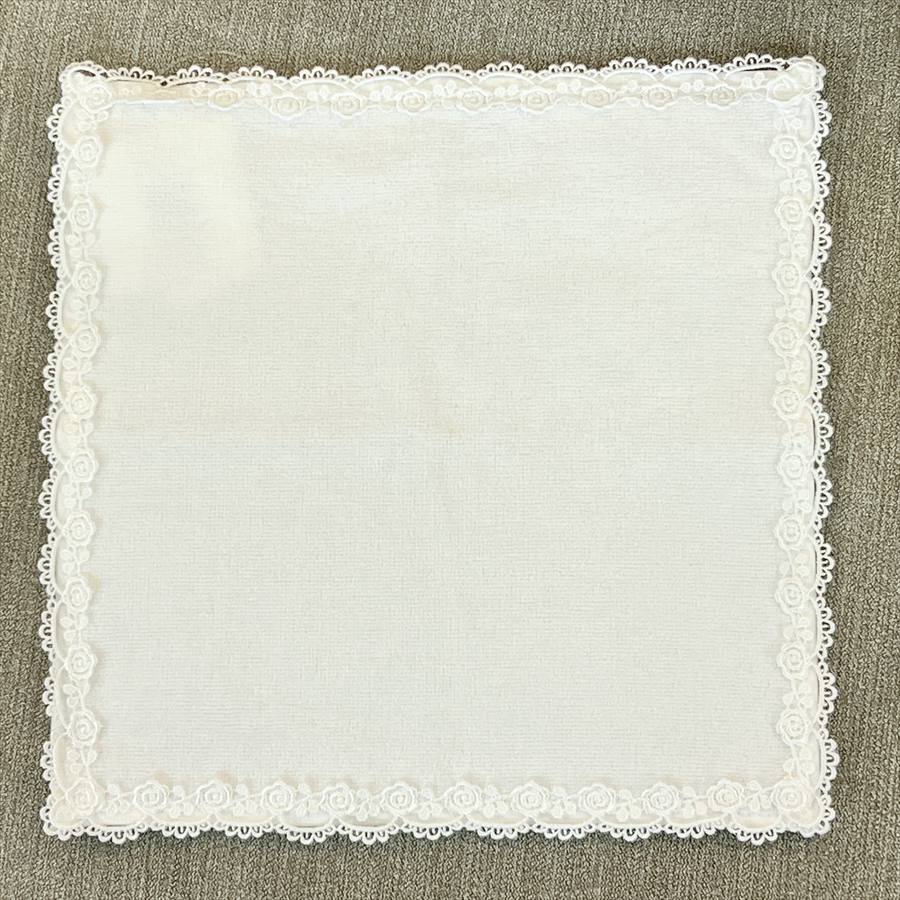 日本製 フォーマル タオルハンカチ レース ハーフハンカチ