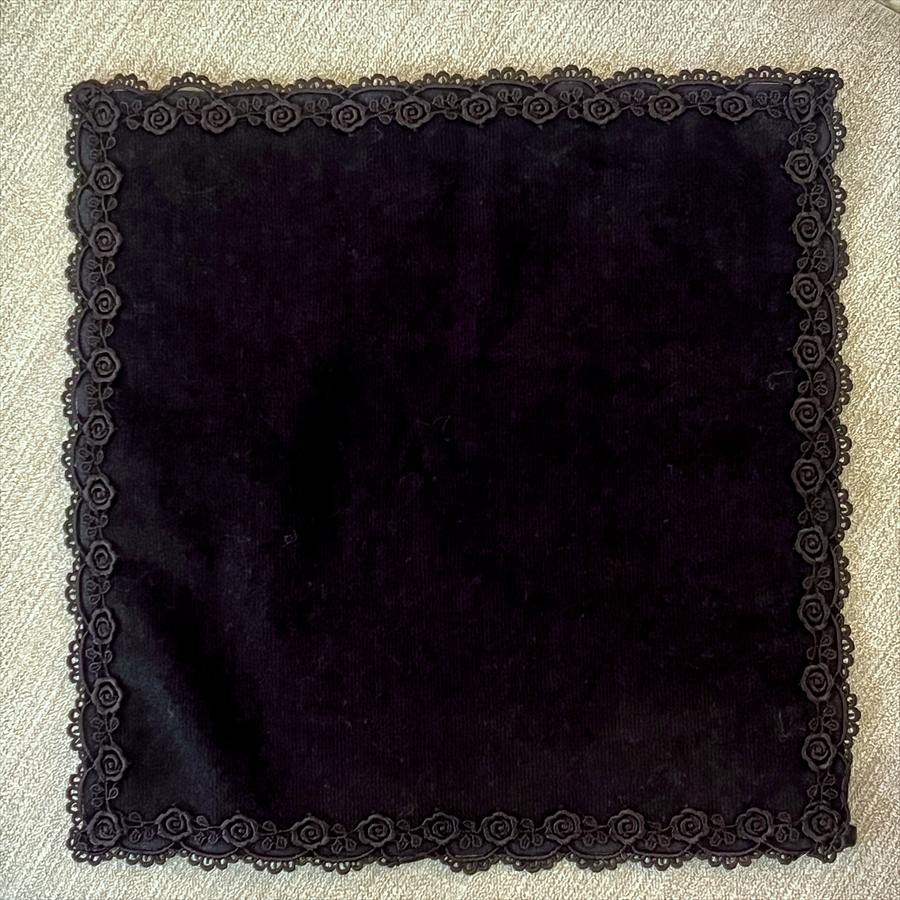 日本製 フォーマル タオルハンカチ レース ハーフハンカチ