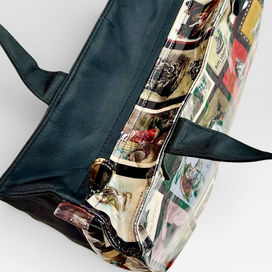 A4対応 アンティークポストキャット トートバッグ