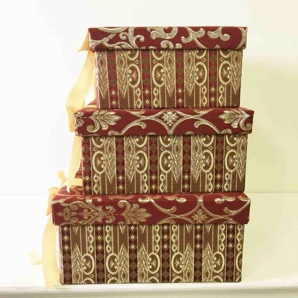 ジェニファーテイラー ボックス 3ヶセット Poinsettia RE Jennifer Taylor 32718BX