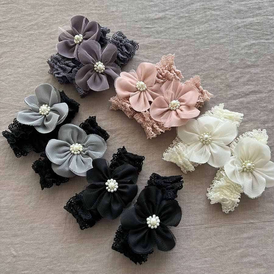 ラユールアームバンド パールフラワー2個入り両腕用