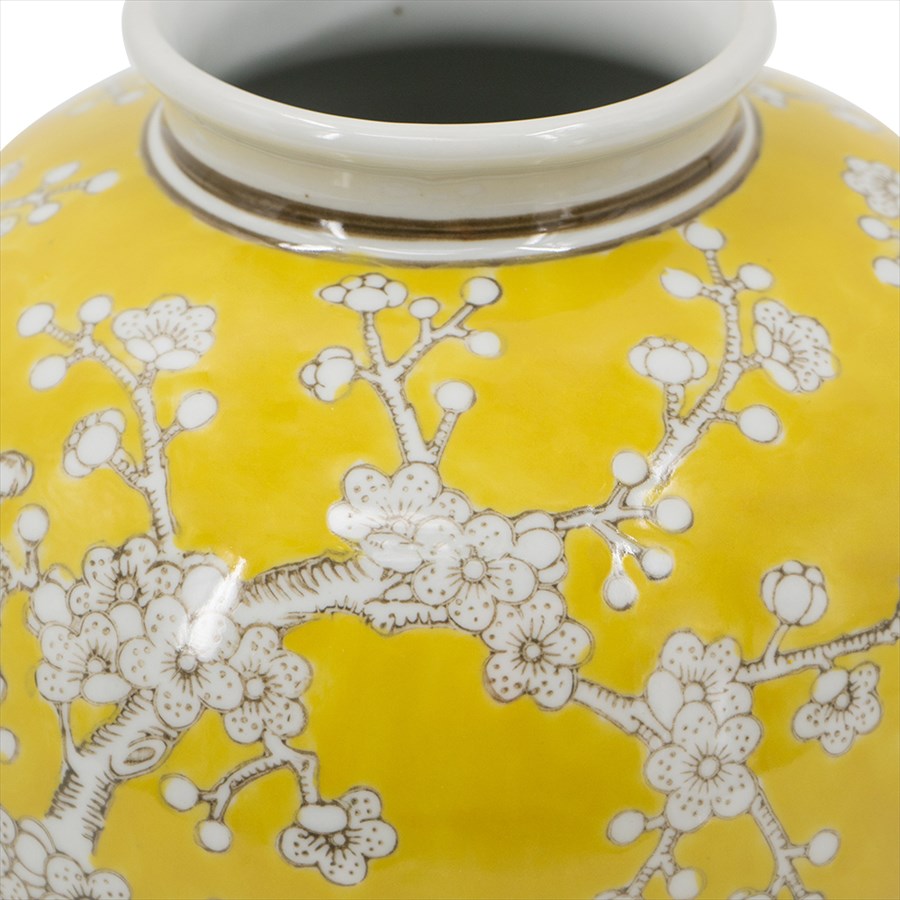 シノワズリ 花びん 丸型