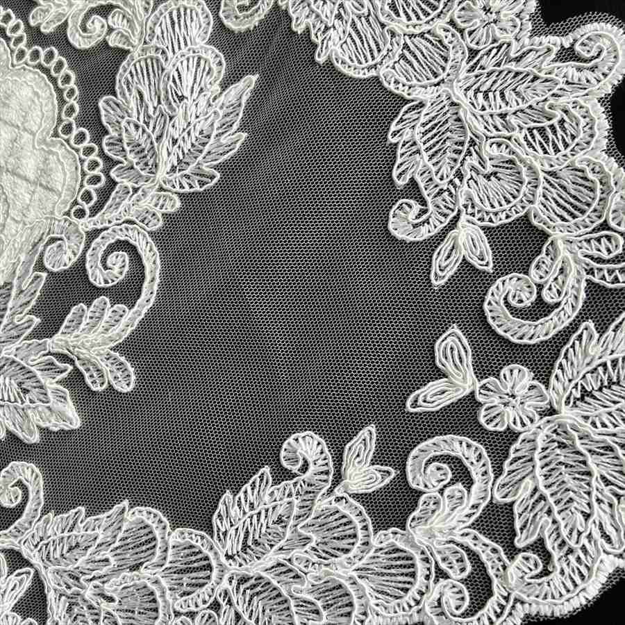 【送料無料レース】ドイリー40×40cm イタリアンレース ホワイト テーブルセンター