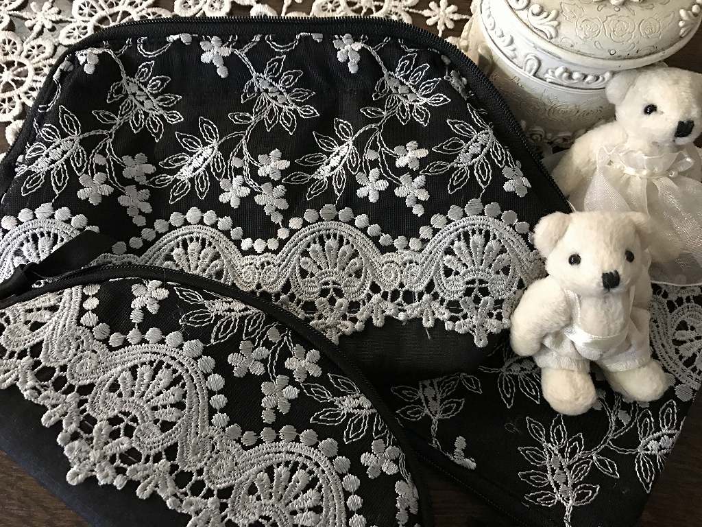 rouen ボックスポーチ マチ付きポーチ