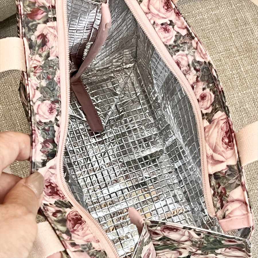 日本製 ルドゥーテ 田園柄 保冷保温バッグ