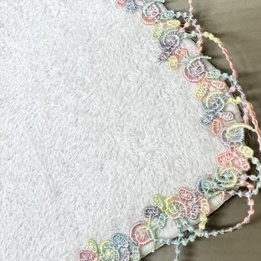 日本製 レインボーレース タオルハンカチ 22cm