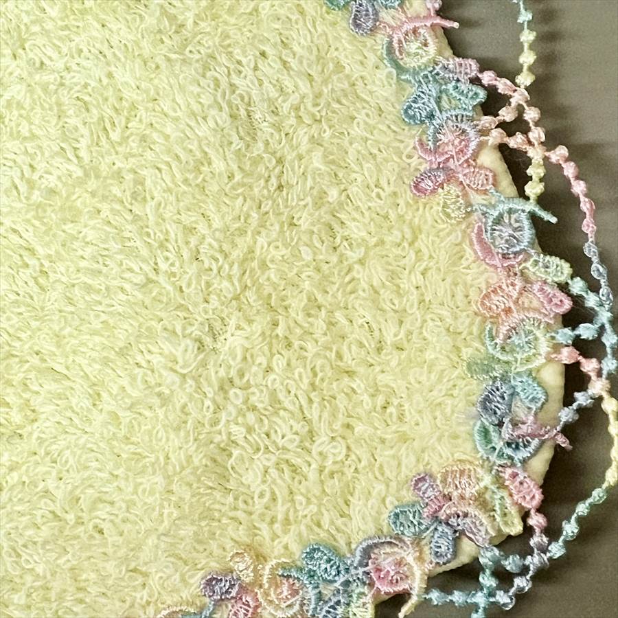 日本製 レインボーレース タオルハンカチ 22cm