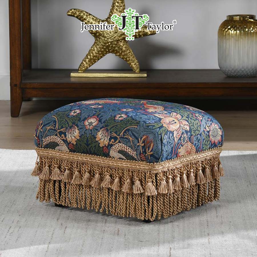 ジェニファーテイラー フットスツール いちご泥棒 Strawberry Thief Jennifer Taylor 33108ST