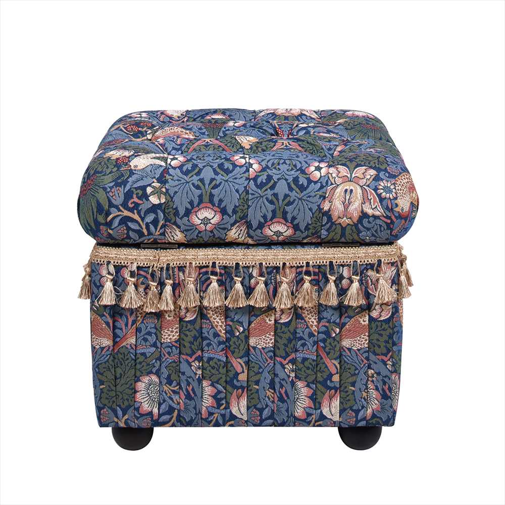 ジェニファーテイラー 収納スツール いちご泥棒 Strawberry Thief Jennifer Taylor 33109ST