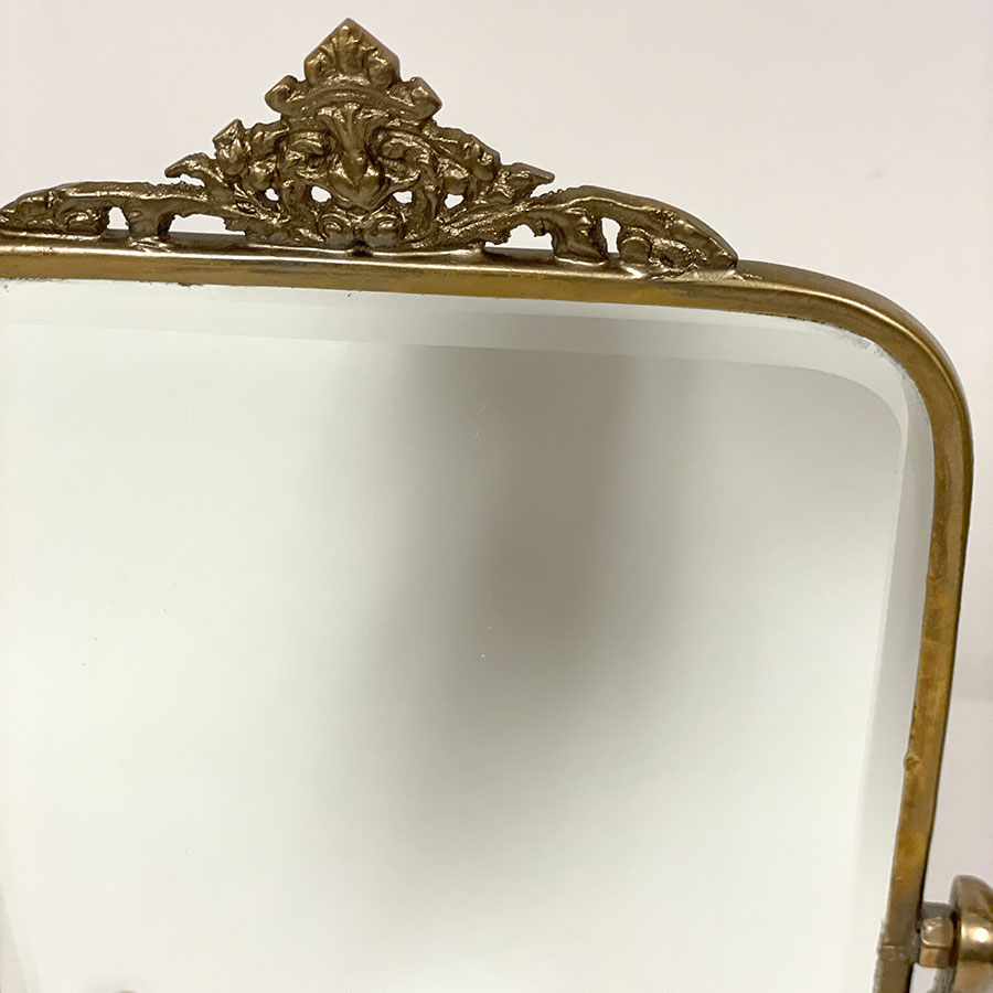 スタンドミラー(角度調整可)ゴールド シルバー