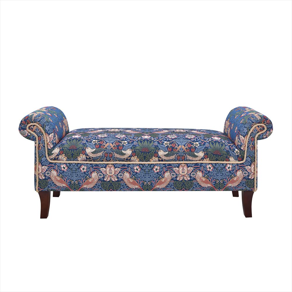 ジェニファーテイラー ロールアームベンチ Strawberry Thieif いちご泥棒 Jennifer Taylor 33031RB-VI02