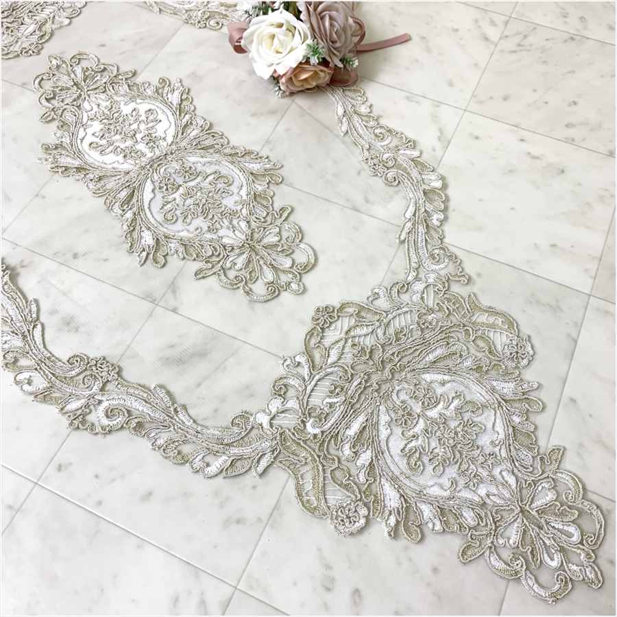 イタリアンレース テーブルセンター 41×93cm