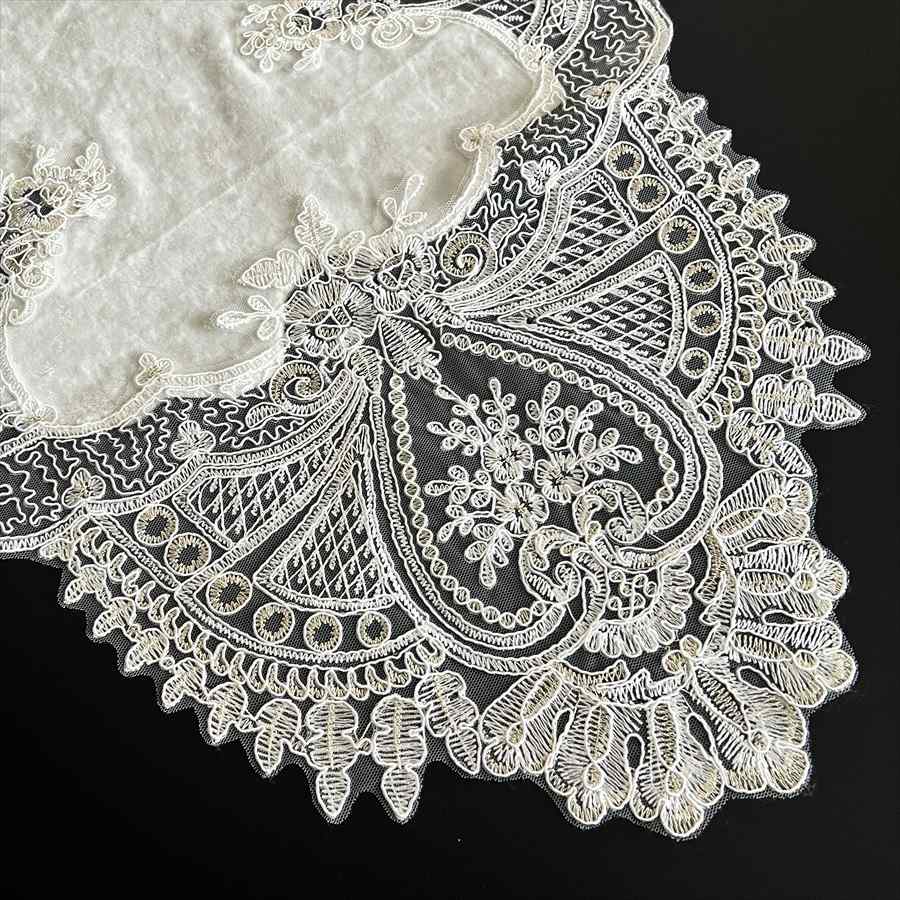 イタリアンレース テーブルセンター 42×86cm 