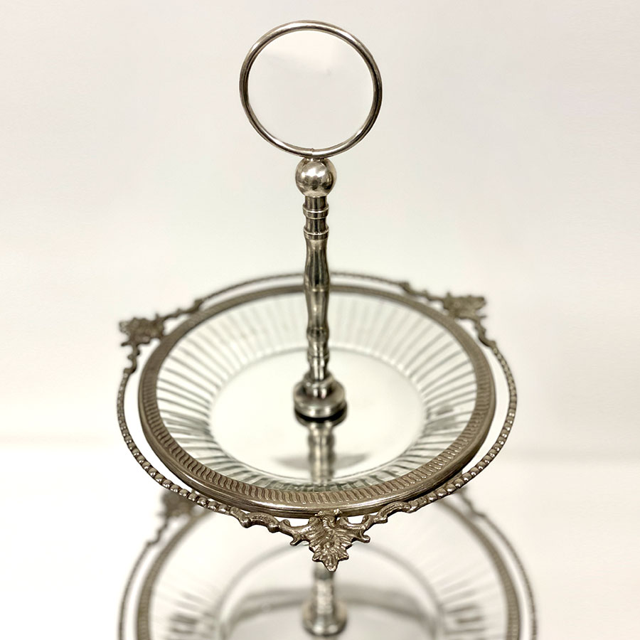 3段ディスプレイスタンド ゴールド シルバー