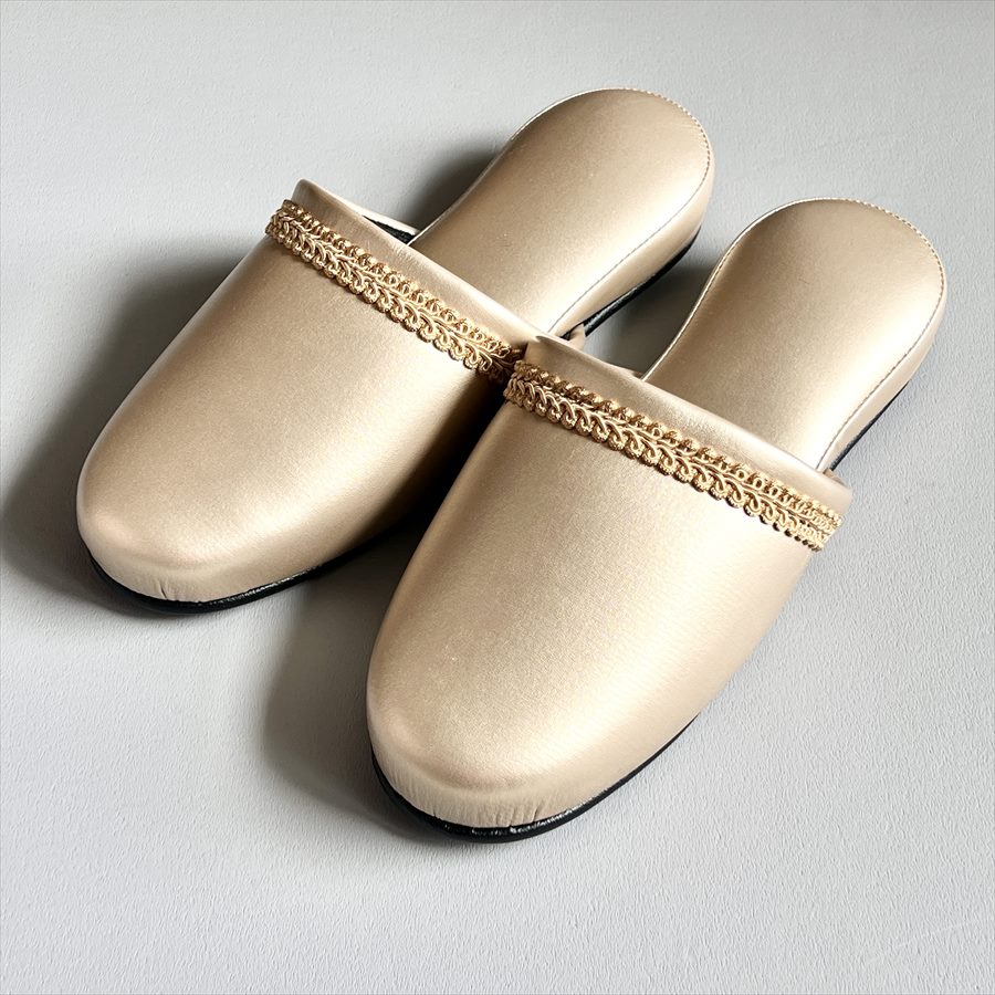 スリッパ 2色展開 金色 銀色 風水 ユニセックスタイプ フリーサイズ