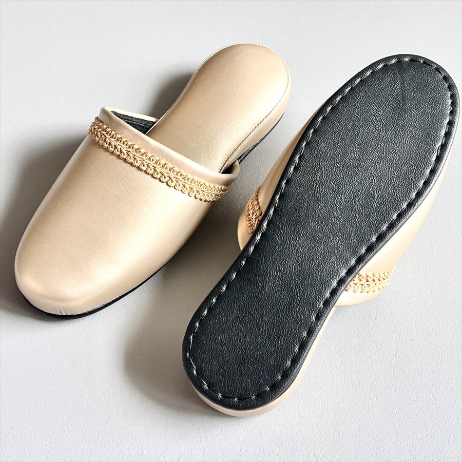 スリッパ 2色展開 金色 銀色 風水 ユニセックスタイプ フリーサイズ