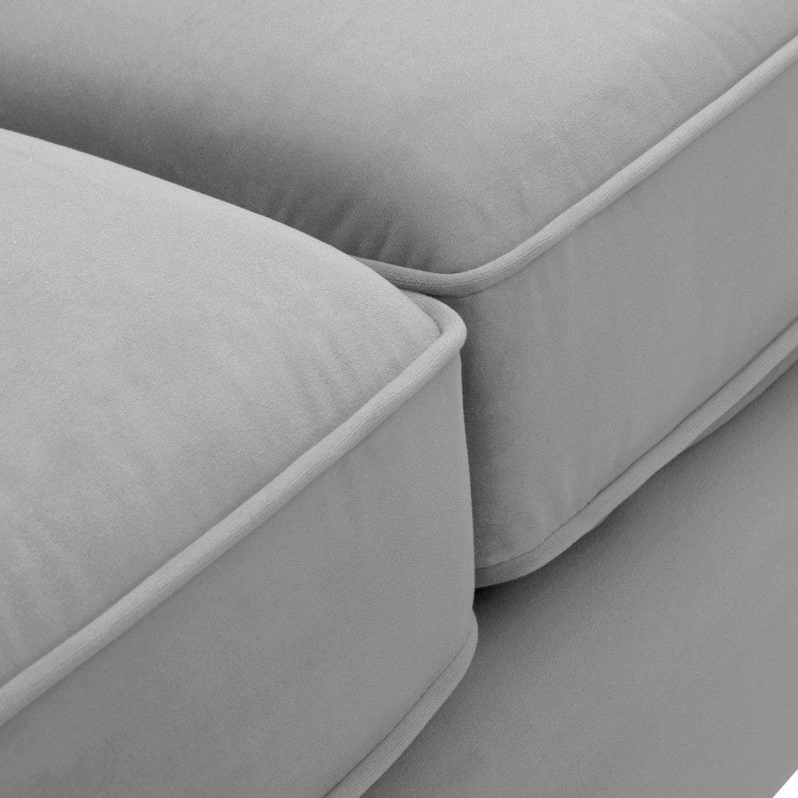 ジェニファーテイラー ソファ 2人掛け 2.5人掛け Jack 幅180cm ベロア グレー 36001LS-865