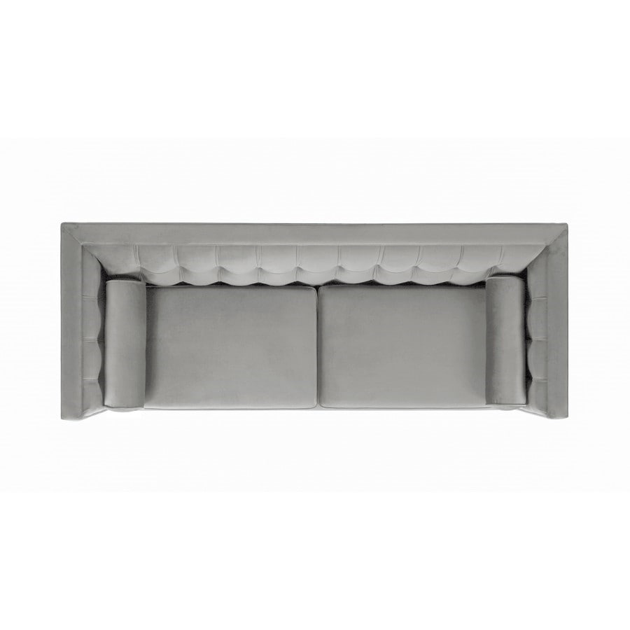 ジェニファーテイラー ソファ 2人掛け 2.5人掛け Jack 幅180cm ベロア グレー 36001LS-865