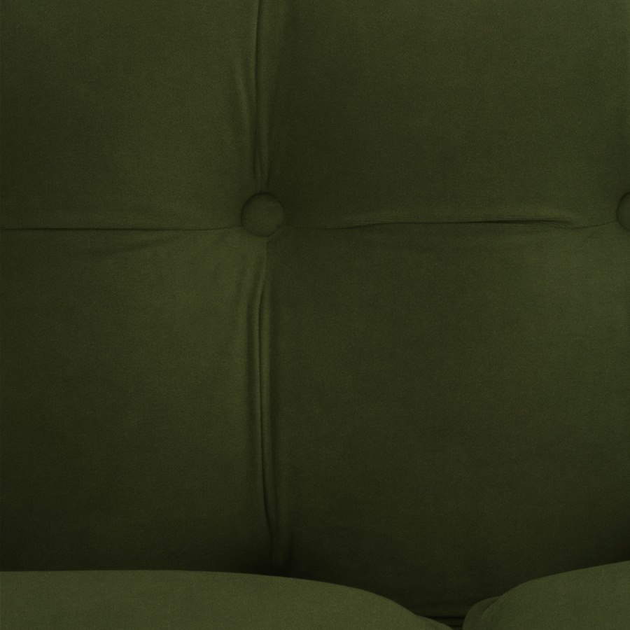 ジェニファーテイラー 3人掛け ソファ Jack 幅213cm ベロア オリーブクリーン 36000SF-V036