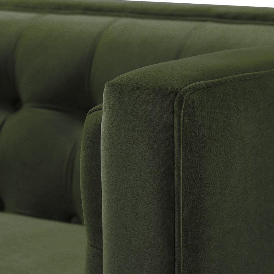 ジェニファーテイラー ソファ 2人掛け 2.5人掛け Jack 幅180cm ベロア グリーン 36001LS-V036